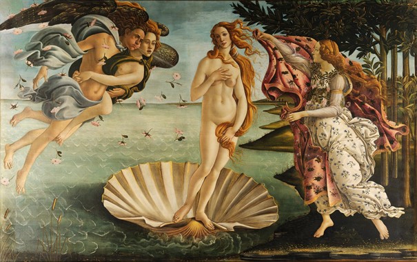 Geboorte van Venus - Sandro Botticelli 